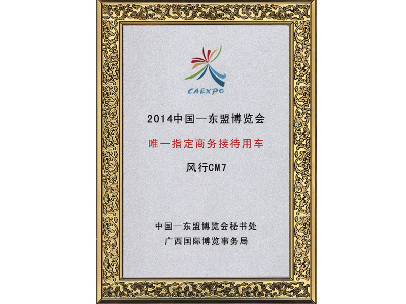 honor09 风靡CM7为2014中国东盟展览会指定用车